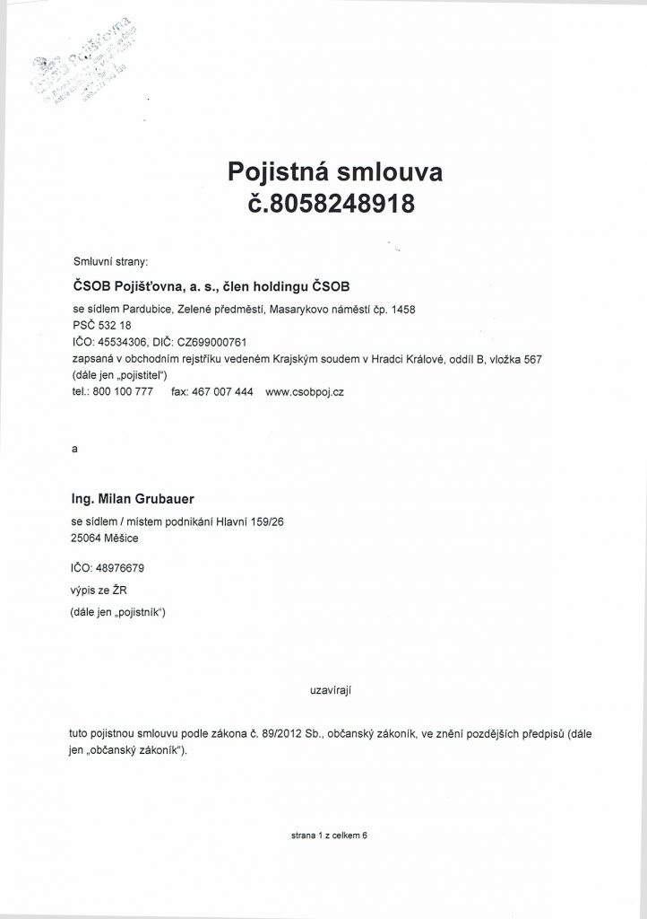 Pojištění odpovědnosti
