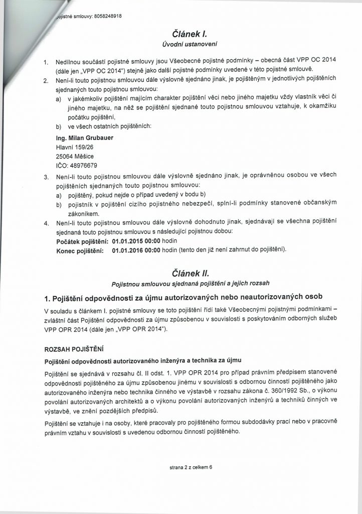 Pojištění odpovědnosti