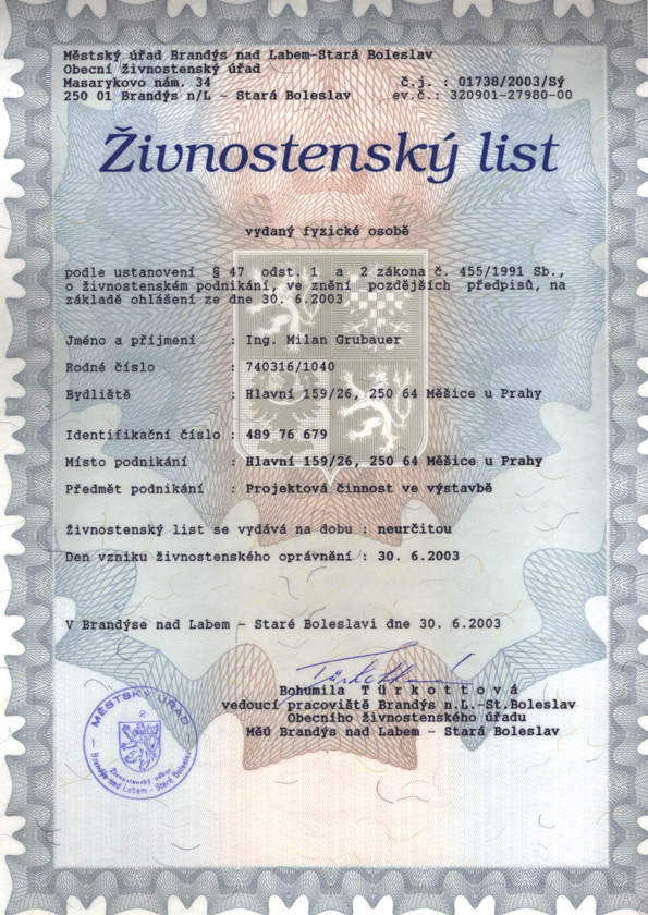 Živnostenský list